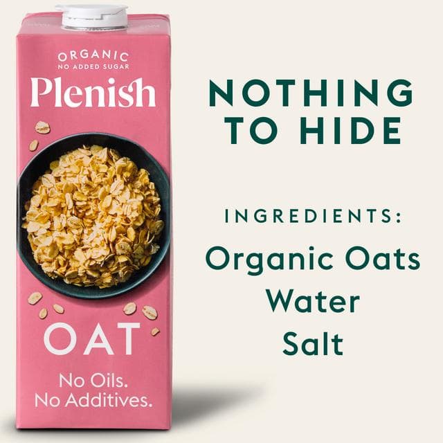 Plenish 1L Long Life Dairy Free Organic Oat Drink - gallery image 3