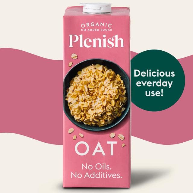 Plenish 1L Long Life Dairy Free Organic Oat Drink - gallery image 4