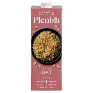 Plenish 1L Long Life Dairy Free Organic Oat Drink
