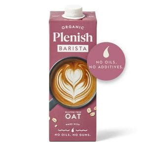 Plenish 1L Long Life Dairy Free Organic Oat Barista Drink