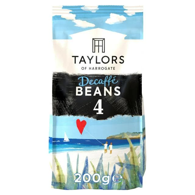 Taylors of Harrogate Decaffe Beans Roast Coffee 200g - gallery image 1