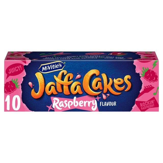 McVitie's Jaffa Cakes Original Raspberry Flavour Biscuits x10 110g - gallery image 1