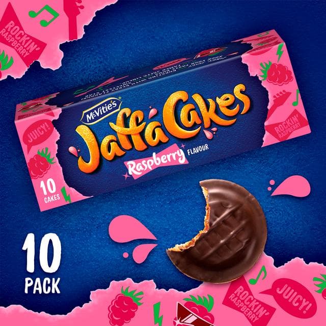 McVitie's Jaffa Cakes Original Raspberry Flavour Biscuits x10 110g - gallery image 2