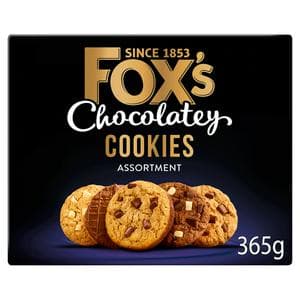 Fox's Chocolatey 365g Cookies Assortment