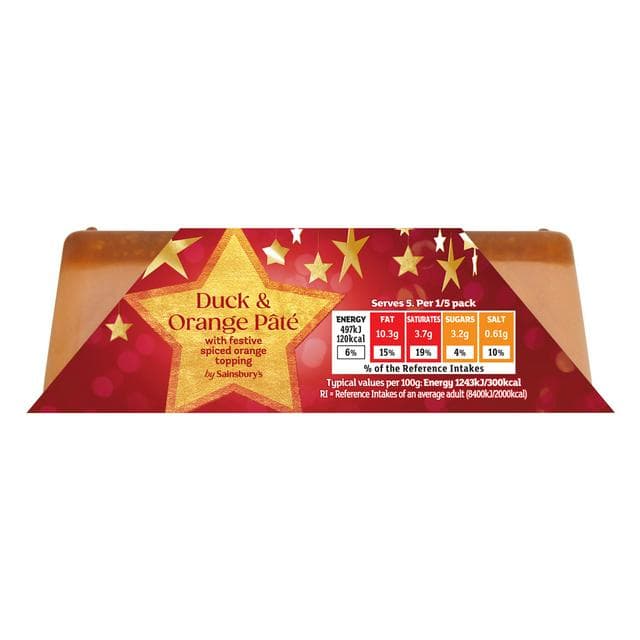 Sainsbury's 200g Duck & Orange Pate - gallery image 1