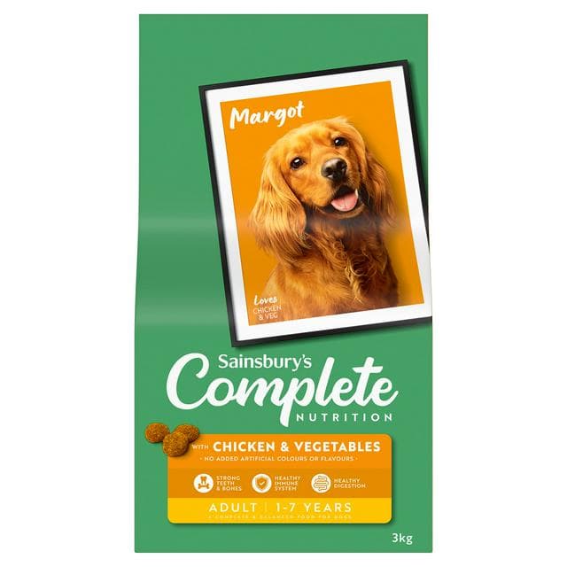 Sainsbury's Adult Complete Nutrition with Chicken & Vegetables 3kg - gallery image 1