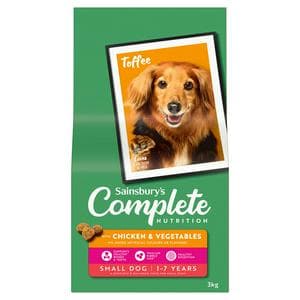 Sainsbury's Adult Complete Nutrition Small Dog with Chicken & Vegetables 3kg