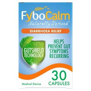 Fybocalm Diarrhoea Relief Capsules x30