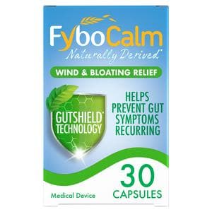 Fybocalm Wind & Bloating Relief Capsules x30