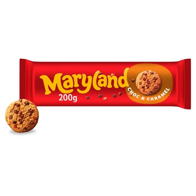 Maryland 200g Cookies Caramel & Chocolate Chip - gallery image 1