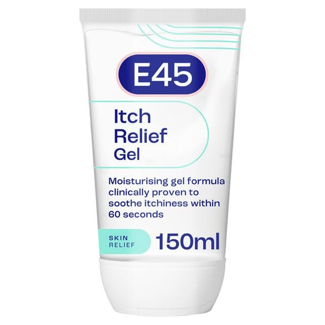 E45 Itch Relief Gel Moisturiser for Irritated & Dry Skin 150ml - gallery image 1