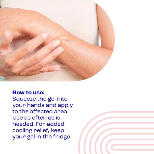E45 Itch Relief Gel Moisturiser for Irritated & Dry Skin 150ml - gallery image 3