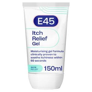 E45 Itch Relief Gel Moisturiser for Irritated & Dry Skin 150ml