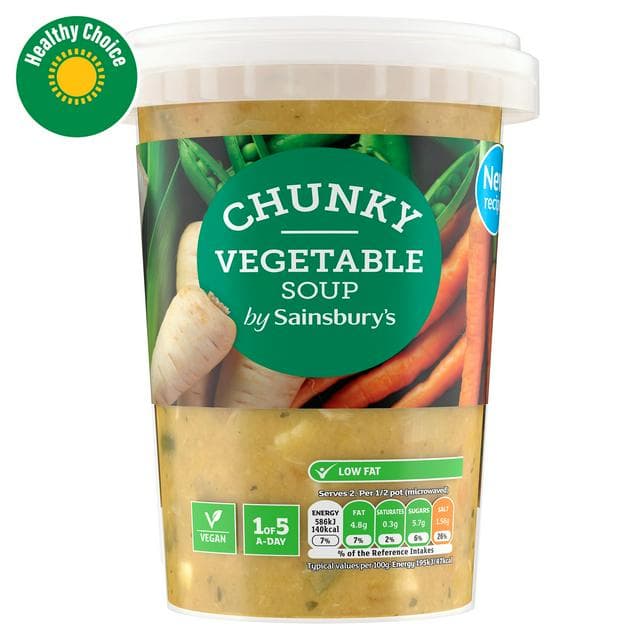 Sainsbury's Chunky Vegetable Soup 600g - gallery image 1