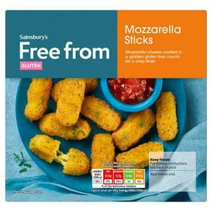 Sainsbury's Free From Mozzarella Sticks 180g