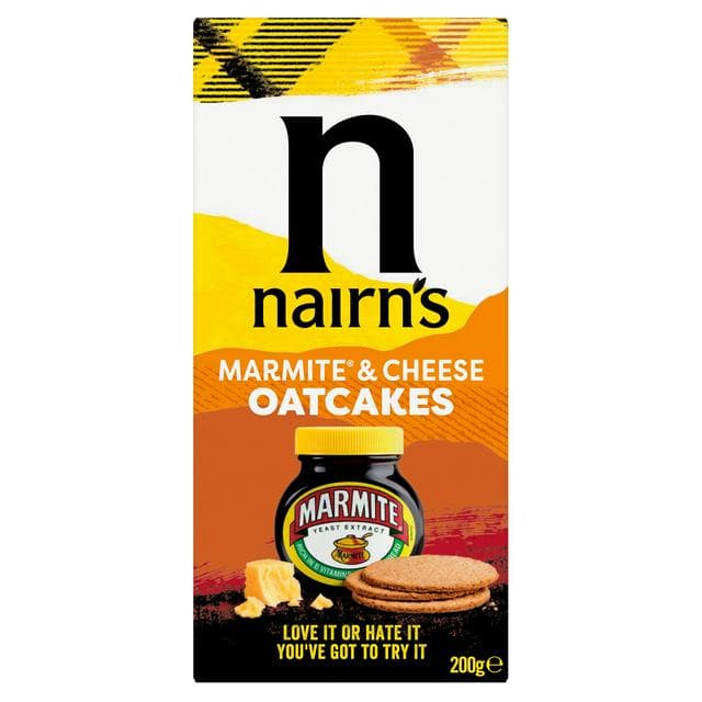 Nairn's Marmite & Cheese Oatcakes 200g - gallery image 1