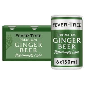 Fever-Tree Refreshingly Light Ginger Beer 6 x 150ml