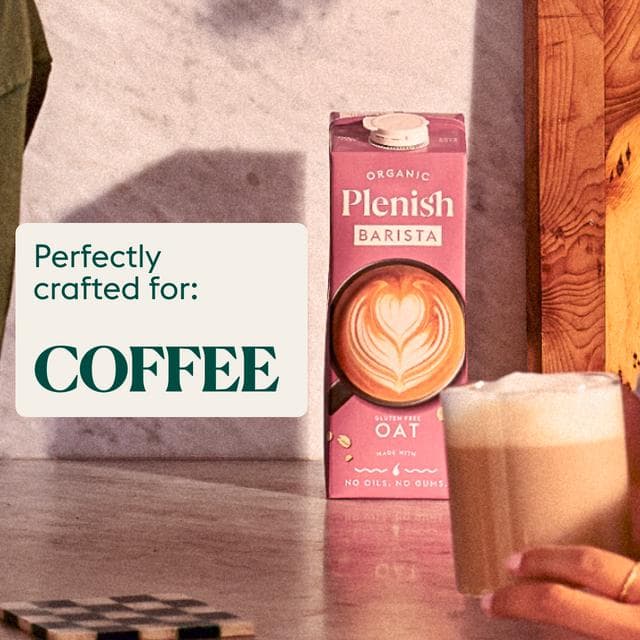 Plenish 1L Chilled Dairy Free Organic Barista Oat Drink - gallery image 3
