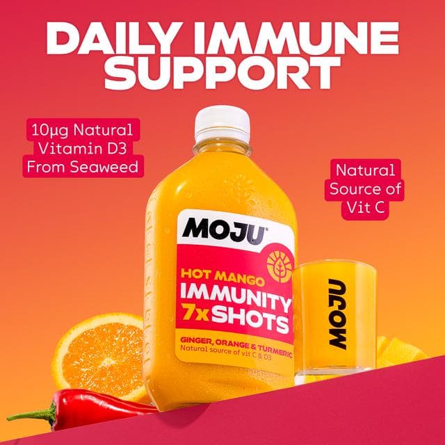 MOJU Hot Mango Immunity Dosing Bottle Shots x7 420ml - gallery image 3