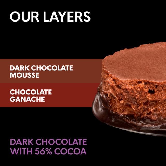 Gü Dark Chocolate Mousse with Ganache Desserts 2 x 70g - gallery image 3