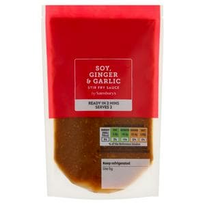 Sainsbury's Soy Ginger & Garlic Stir Fry Sauce, Inspired to Cook 175g