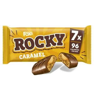Fox's Rocky 7 Caramel Multipack Biscuit Bars 136.5g