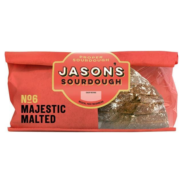 Jason's Recipe No 06 Majestic Malted Straight Up Sourdough Bread 450g - gallery image 1