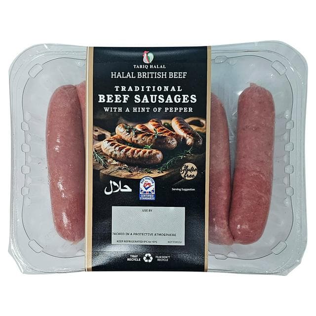 Tariq Halal Traditional Beef Sausages with a Hint of Pepper - gallery image 1