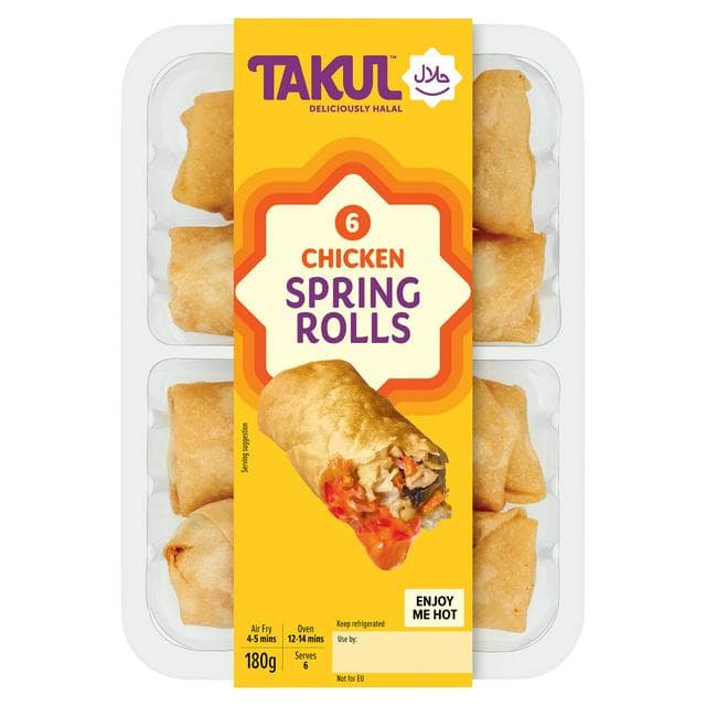 Takul Halal Kitchen Chicken Spring Rolls 200g - gallery image 1