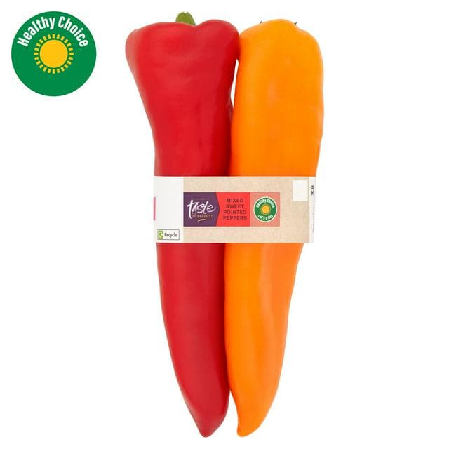Sainsbury's Mixed Sweet Pointed Peppers, Taste the Difference x2 - gallery image 1