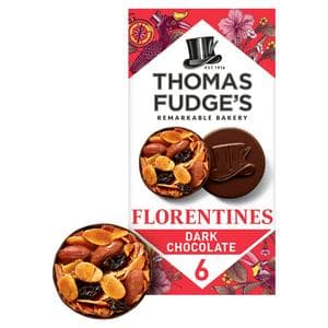 Thomas Fudge's 6 Dark Chocolate Florentines