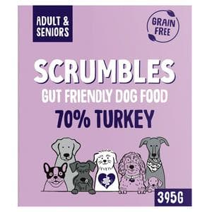 Scrumbles 70% Turkey Complete Wet Dog Food 395g