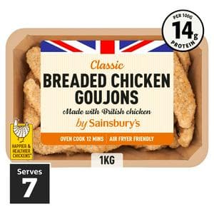 Sainsbury's Breaded Chicken Goujons 1kg