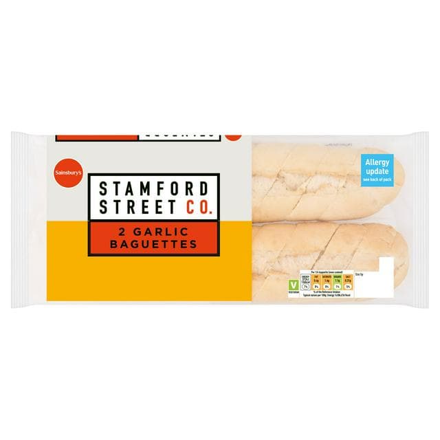 Stamford Street Co. Garlic Baguette x2 330g - gallery image 1