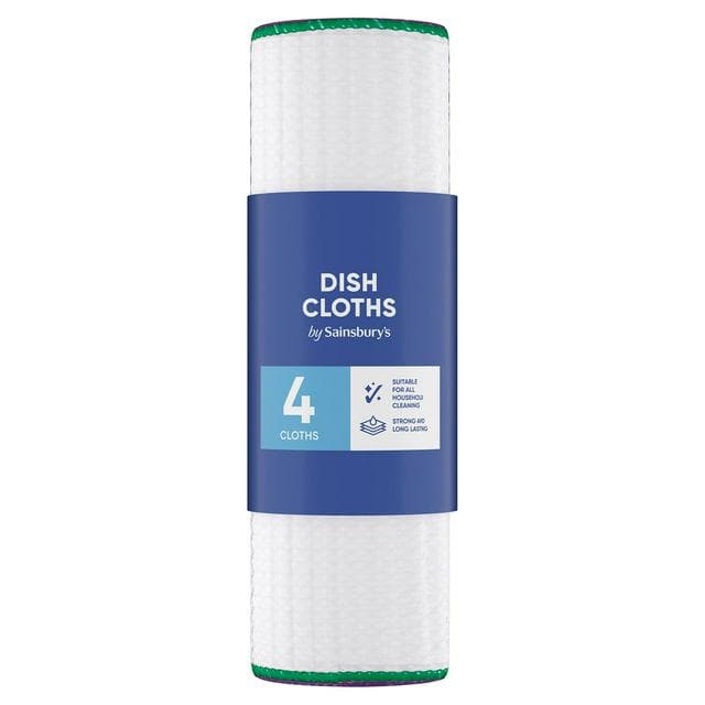 Sainsbury's Dish Cloths x4 - gallery image 1