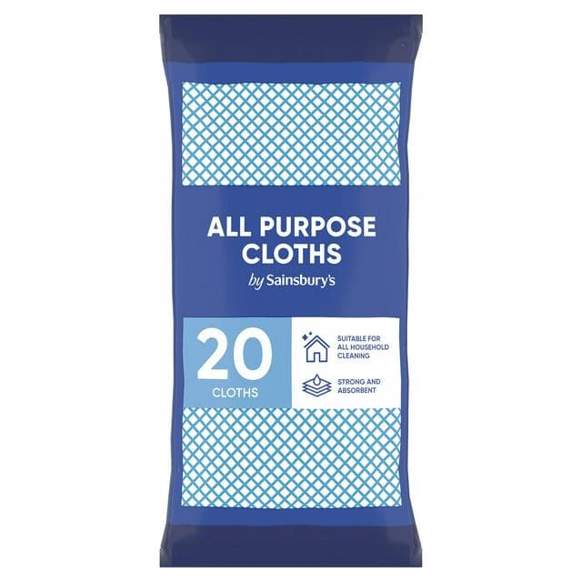 Sainsbury's All Purpose Cloths x20 - gallery image 1