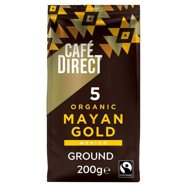 Cafedirect 5 Organic Mayan Gold Mexico Ground Coffee 200g - gallery image 1
