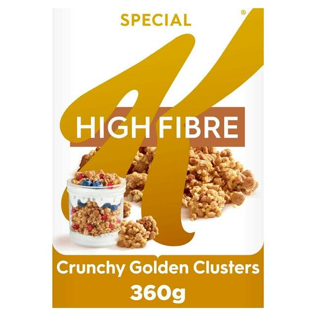 Kellogg's Special K 360g Crunchy Golden Clusters Breakfast Cereal - gallery image 1