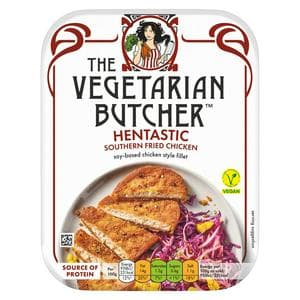 The Vegetarian Butcher Vegan Chicken Fillet Hentastic Southern Fried 200g