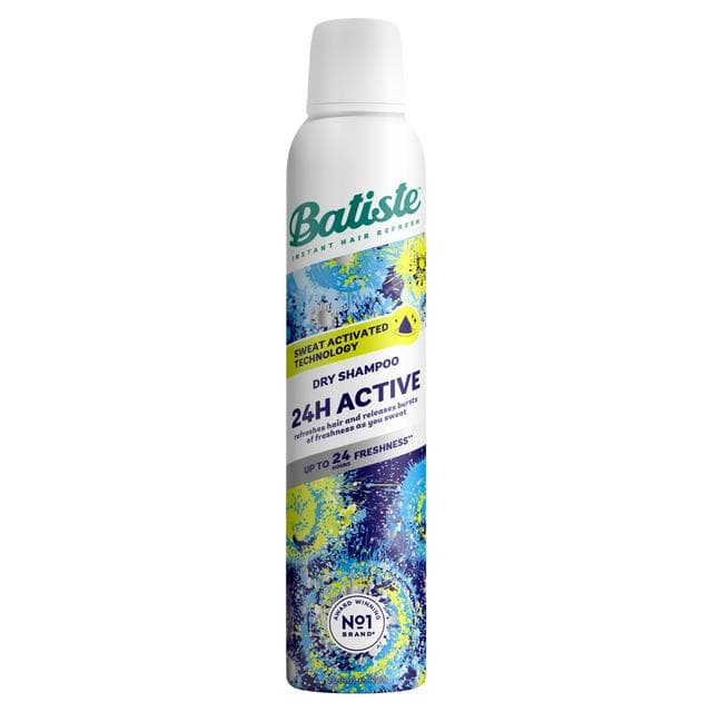 Batiste 24H Active Hair Dry Shampoo with Sweat Activated Technology 200ml - gallery image 1