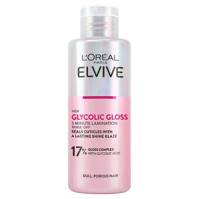 L'Oréal Paris Elvive Glycolic Gloss 5 Minute Lamination Treatment for Dull Hair 200ml - gallery image 1