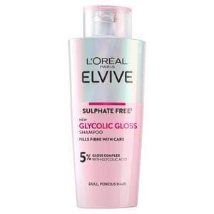 L'Oréal Paris Elvive Glycolic Gloss Sulphate Free Shampoo for Dull Hair 200ml