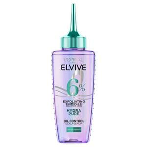 L'Oréal Paris Elvive Hydra Pure Exfoliating Pre Shampoo Scalp Serum for Oily Scalp & Roots 102ml