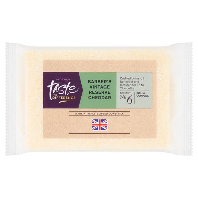 Sainsbury's Vintage Reserve Cheddar, Taste the Difference 350g - gallery image 1