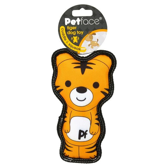 Petface Tiger Plush Dog Toy - gallery image 1