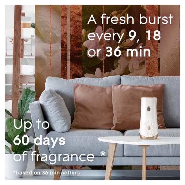Glade 2 x 269ml Sandalwood & Jasmine Automatic Spray Twin Refill Air Freshener - gallery image 3