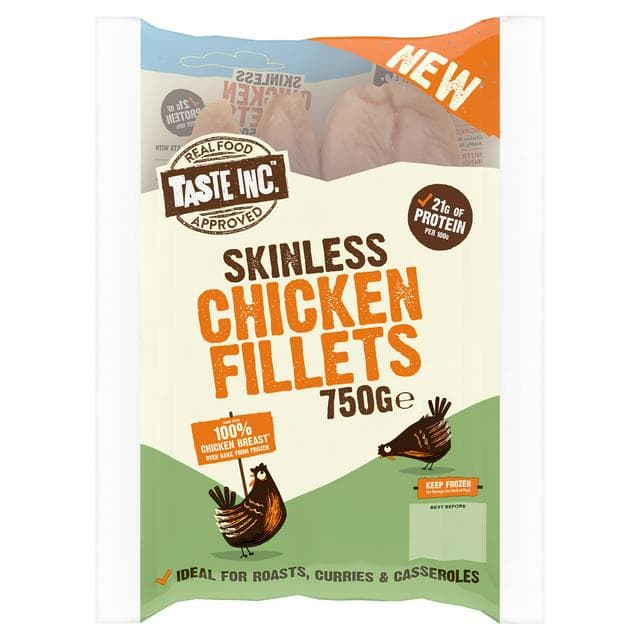 Taste Inc. 750g Skinless Chicken Fillets - gallery image 1