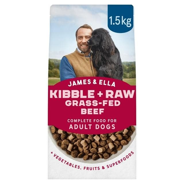 James & Ella Kibble + Raw Grass Fed Beef Dog Food 1.5kg - gallery image 1