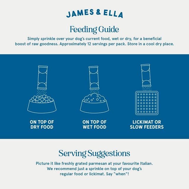 James & Ella Freeze Dried Raw Grass Fed Beef Topper for Dogs 50g - gallery image 4