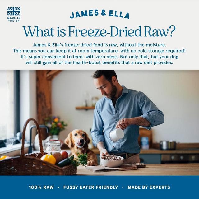 James & Ella Freeze Dried Raw Free Run Chicken Dog Food 500g - gallery image 4